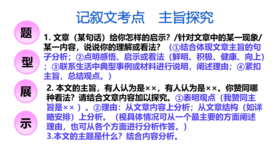 0记叙文主题探究阅读技巧_第3页