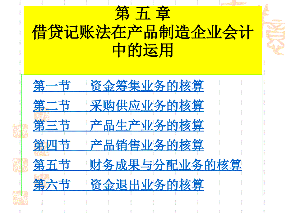 小企业会计分录题ppt课件_第1页