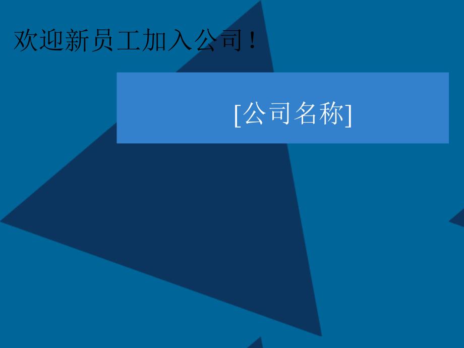 欢迎新员工加入公司.ppt_第1页