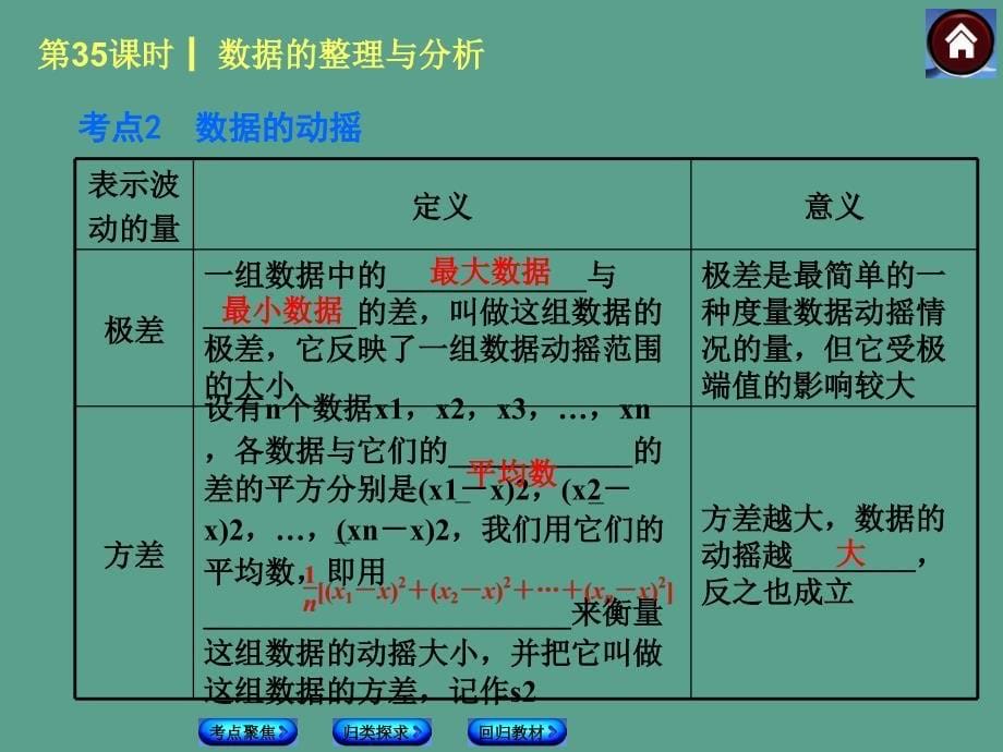 第35课时数据的整理与分析ppt课件_第5页