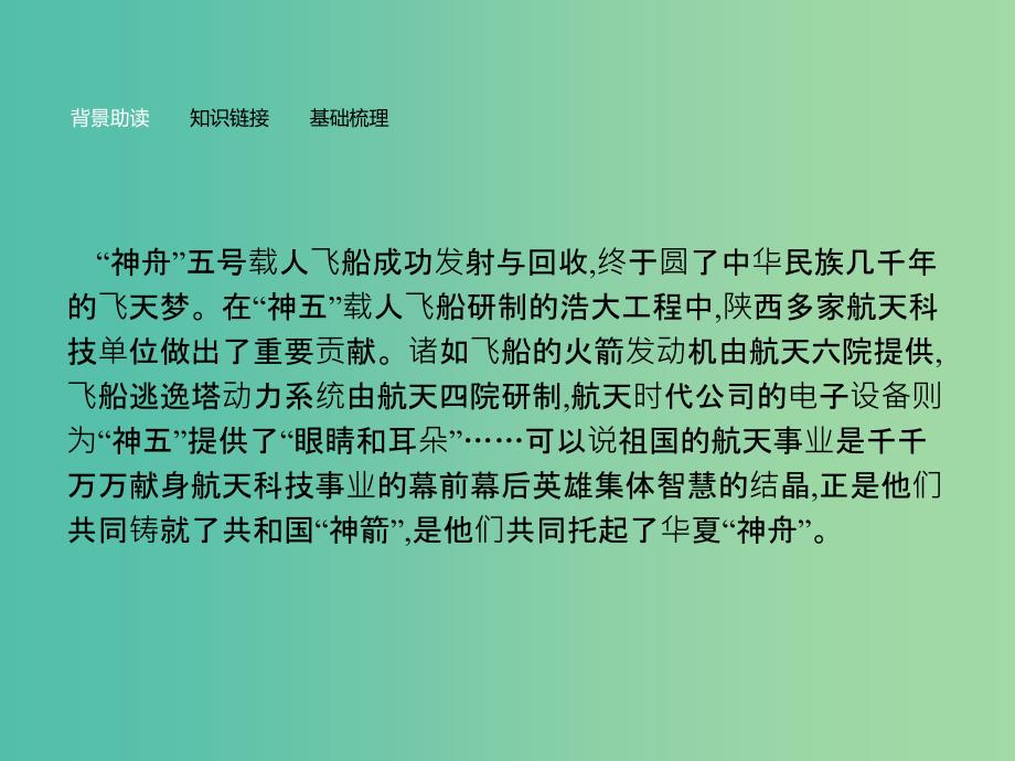 高中语文 第四单元 新闻和报告文学 12 飞向太空的航程课件 新人教版必修1.ppt_第4页