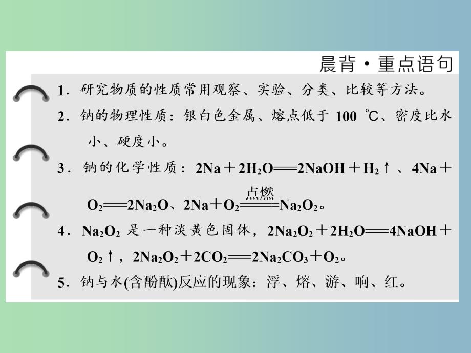 高中化学第1章认识化学科学第2节研究物质性质的方法和程序第1课时研究物质性质的基本方法课件鲁科版.ppt_第2页