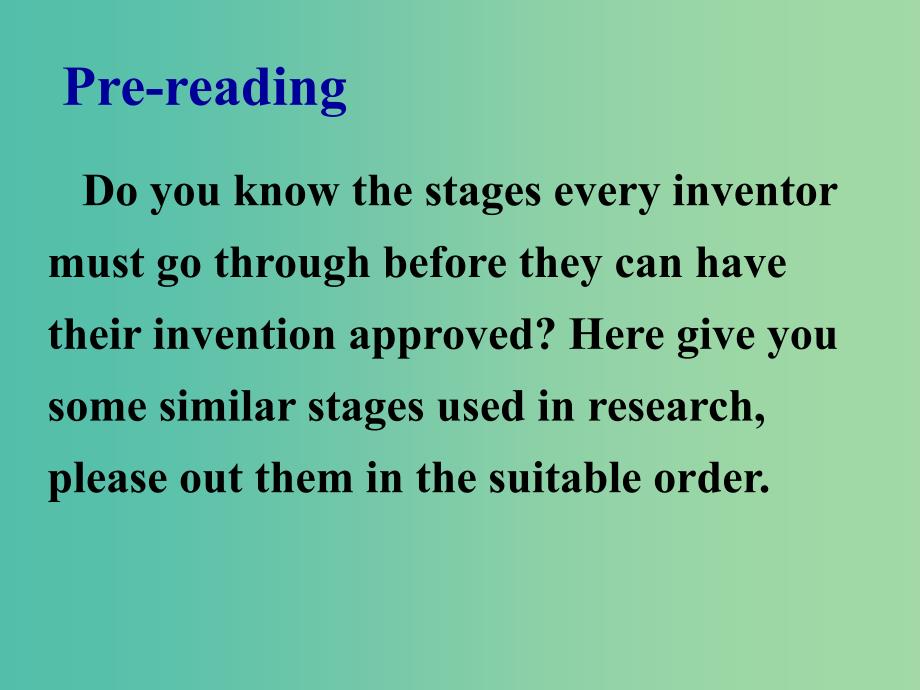 高中英语 Uint3 Inventors and Inventions Reading课件1 新人教版选修8.ppt_第2页