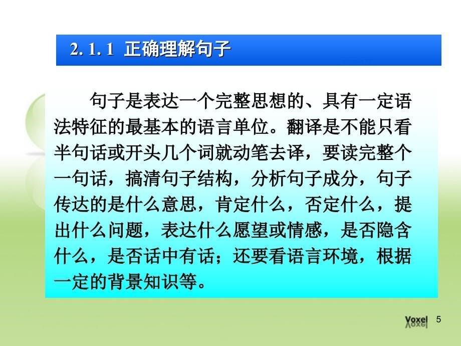 英语专业英译汉第二章翻译的过程.ppt_第5页