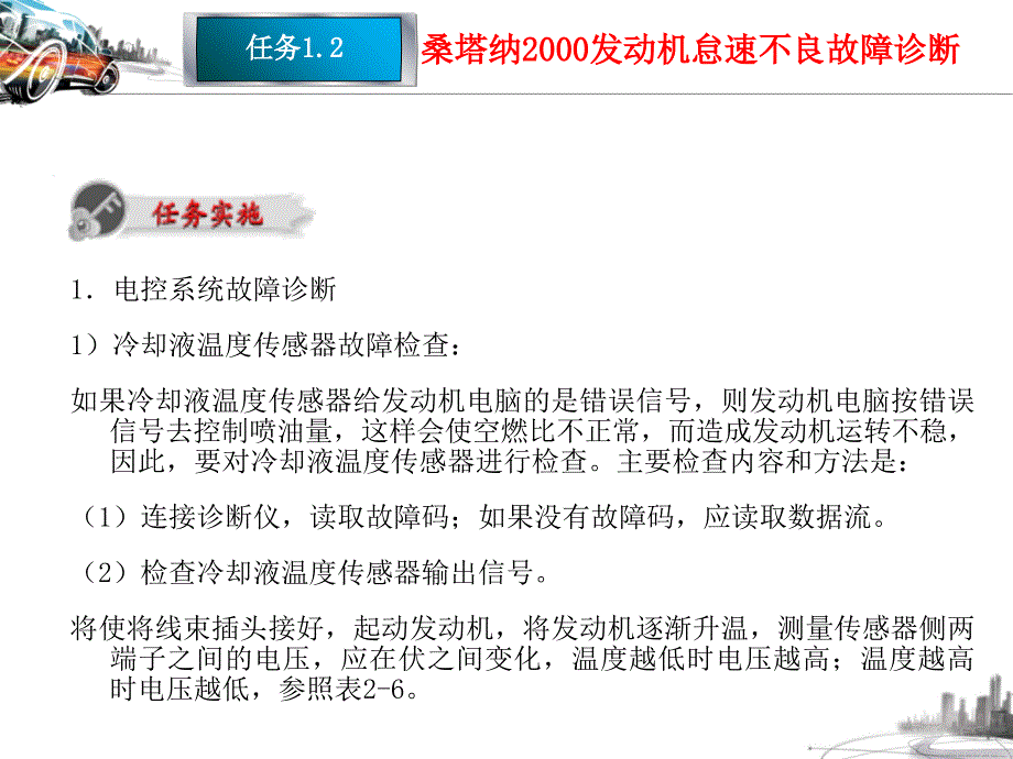 任务桑塔纳发动机怠速不良故障诊断概要_第4页