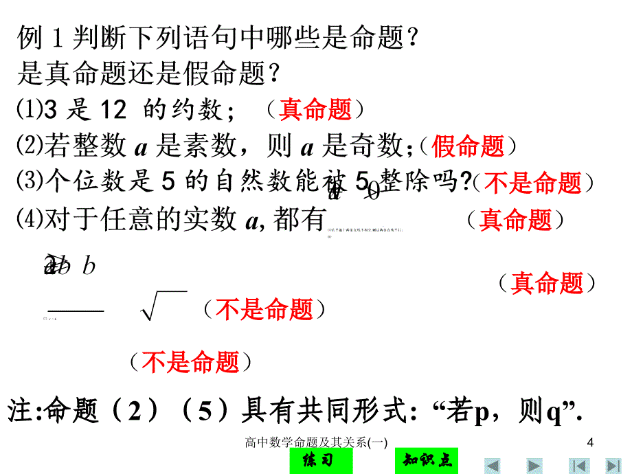 最新高中数学命题及其关系(一)_第4页