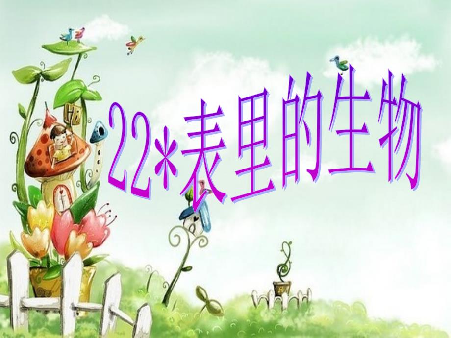 22《表里的生物》[共28页]_第1页