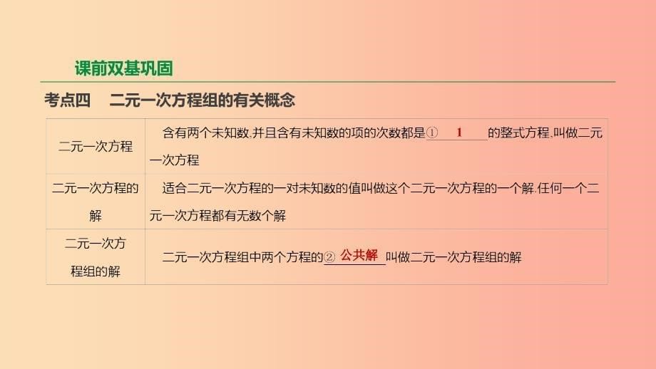 2019年中考数学二轮复习第二章方程组与不等式组第6课时一次方程组课件新版苏科版.ppt_第5页