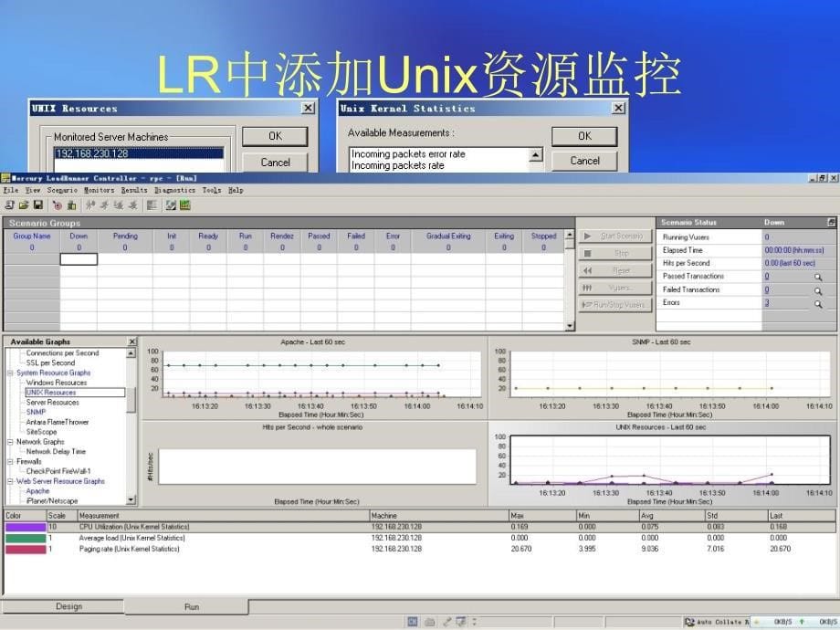 LoadRunnerLinux资源监控优秀课件_第5页