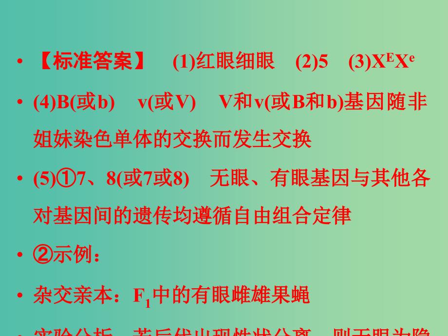 高考生物二轮专题复习 体系通关2 高频考点2 孟德尔定律、伴性遗传及人类遗传病课件.ppt_第4页