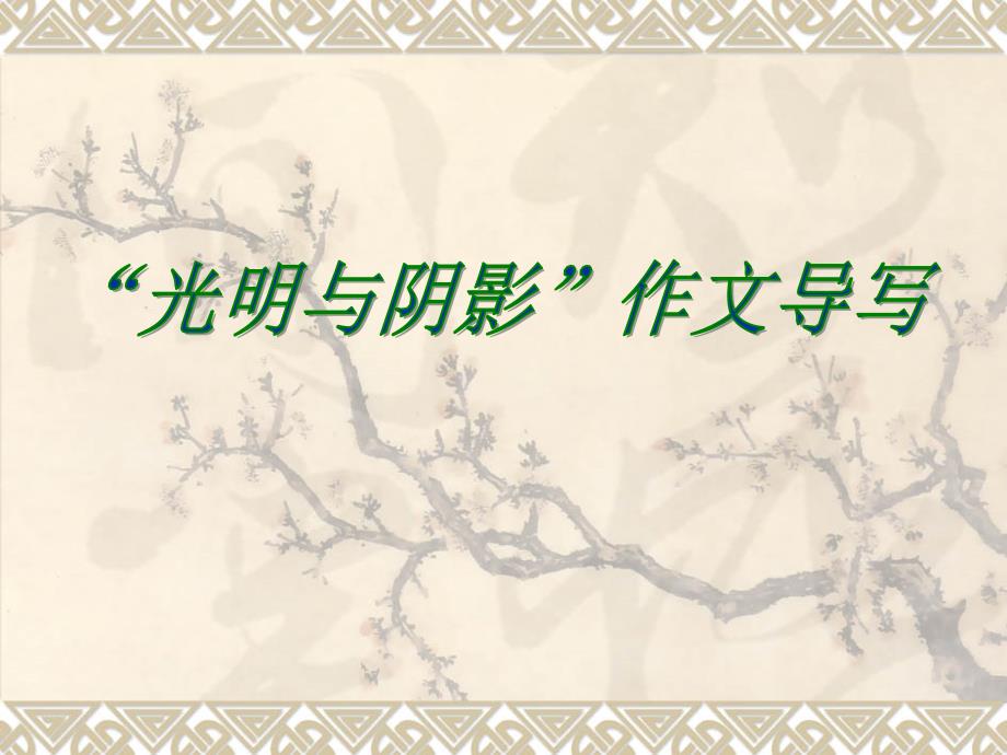 光明与阴影作文导写.ppt_第1页