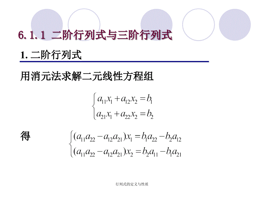 行列式的定义与性质课件_第2页