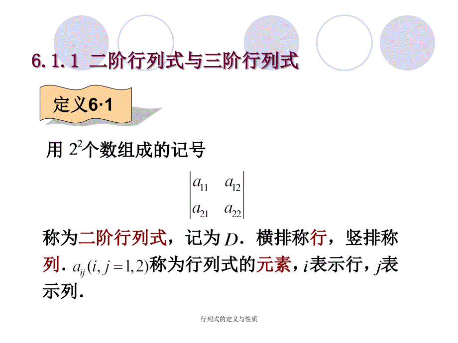 行列式的定义与性质课件_第4页