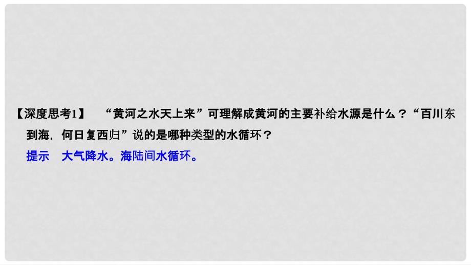 高考地理一轮复习 第二单元 自然环境中的物质运动和能量交换 第7讲 水的运动 第1课时课件 中图版_第4页