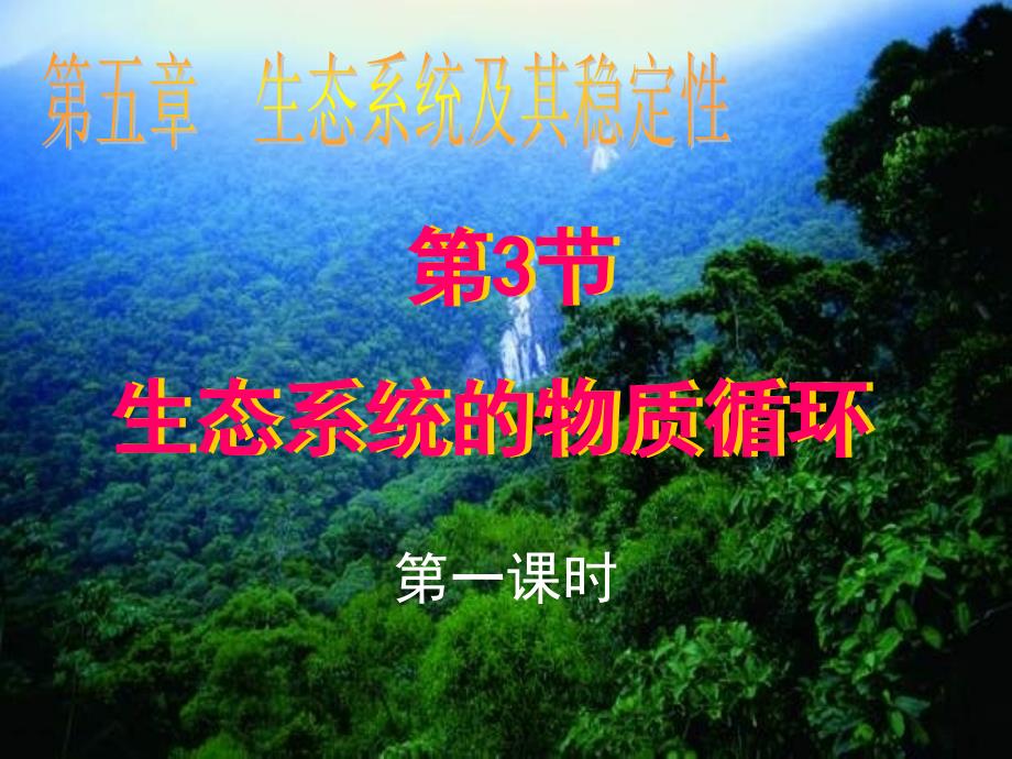 高中生物第五章生态系统及其稳定性53生态系统的物质循环1课件新人教版必修3_第2页