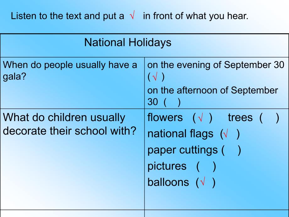 七年级NationalHolidays_第4页