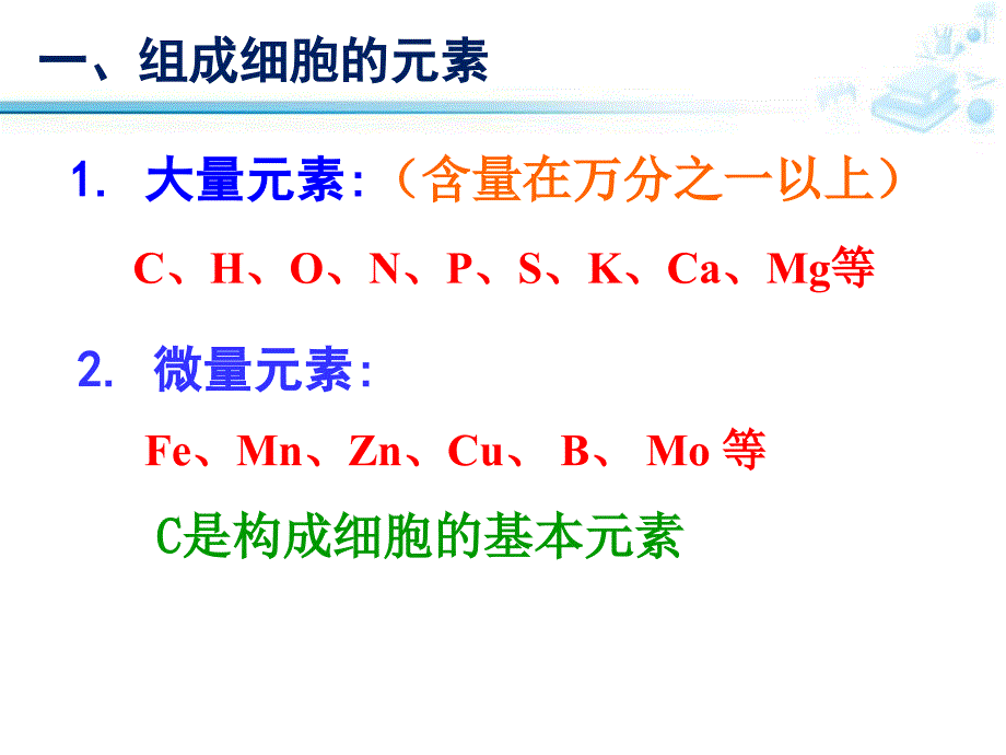 高中生物必修1细胞中的元素和化合物人教.ppt_第3页