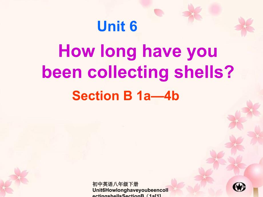 初中英语八年级下册Unit6HowlonghaveyoubeencollectingshellsSectionB1a1课件_第2页