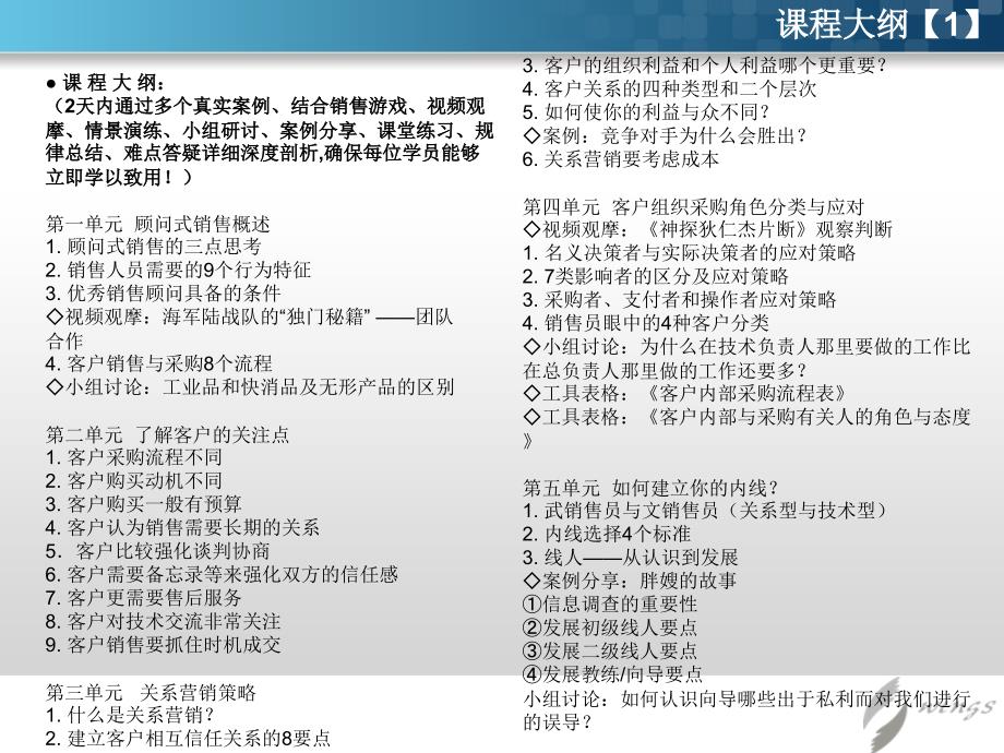 顾问式销售技术—客户需求挖掘及成交技法诸强华_第4页