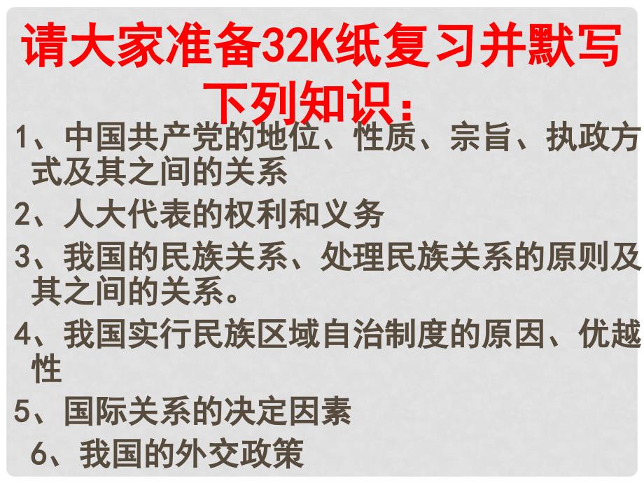 高中政治第一单元 公民的政治生活复习课件人教版必修2_第1页