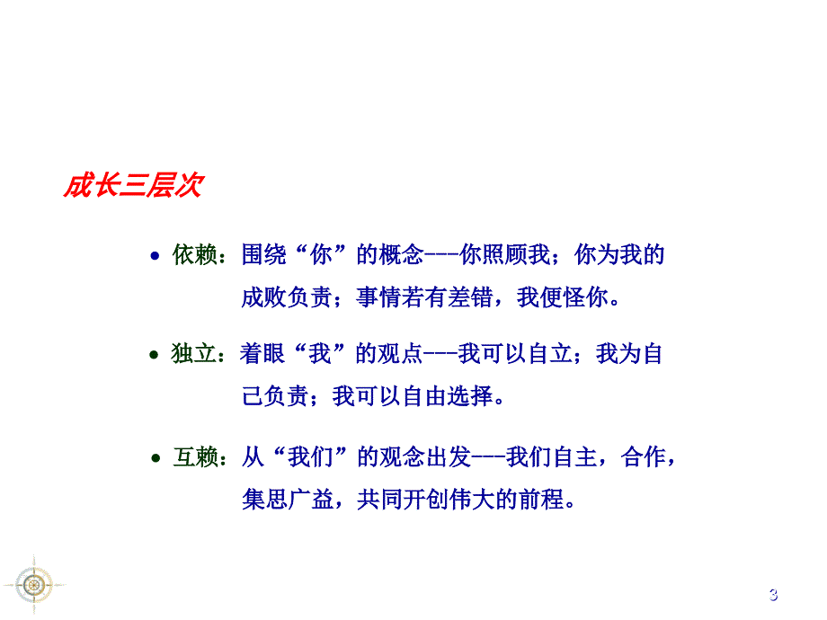 《卓越经理人自我修炼培训教程》—— 踏上全面成功之路_第3页