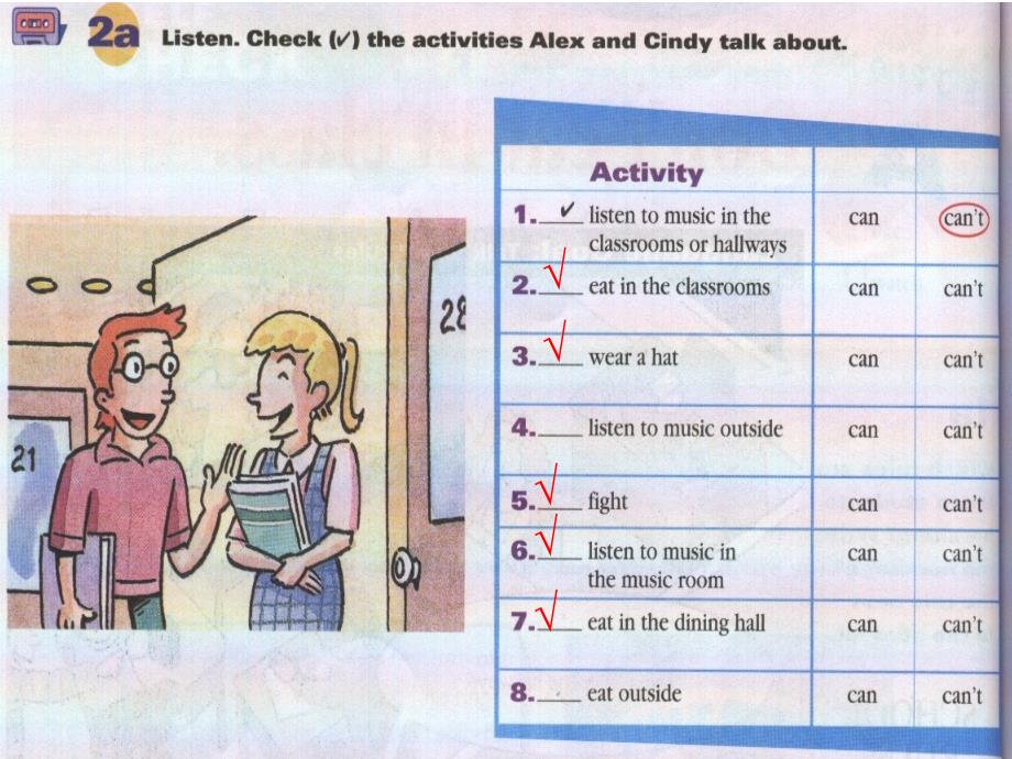 Unit 12 Don’t eat in class.（section A）课件_第4页