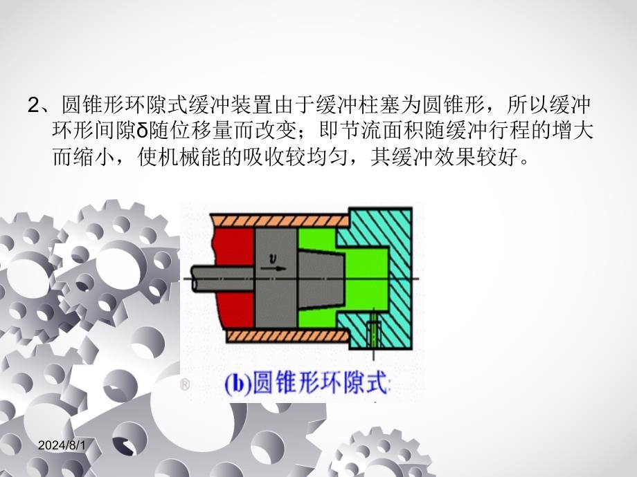 液压缸缓冲原理及缓冲装置的结构形式.ppt_第4页