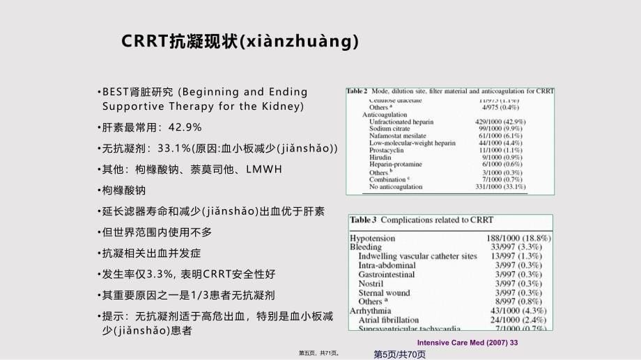 CRRT抗凝梅长林实用实用教案_第5页