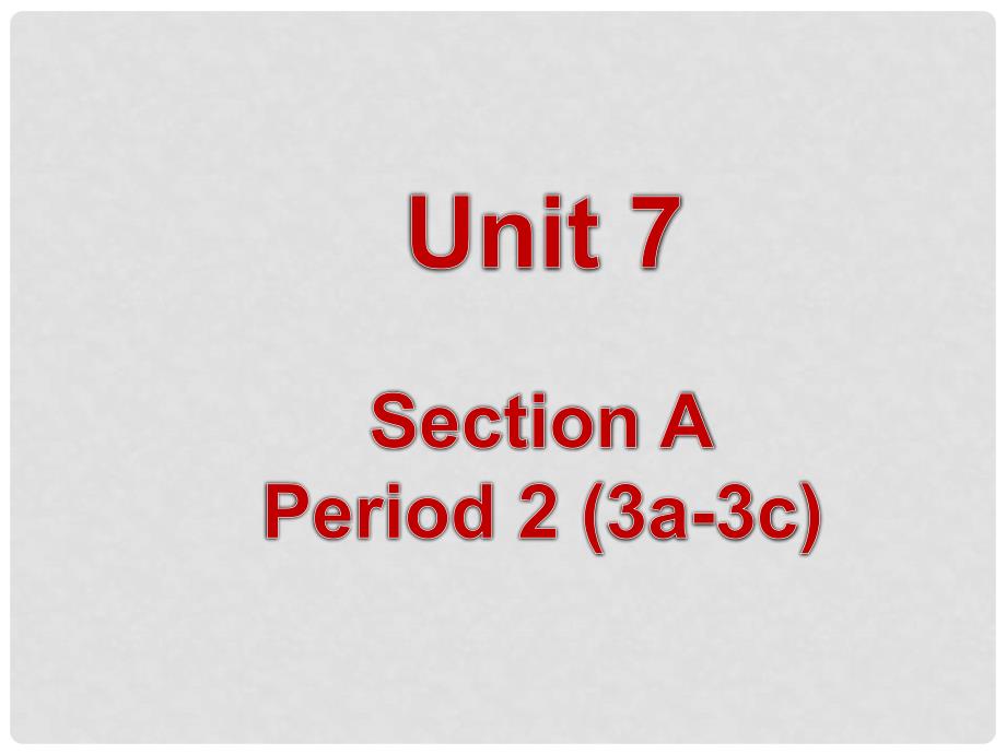 七年级英语上册 Unit 7 How much are these socks Section A（3a3c）教学课件 （新版）人教新目标版_第1页