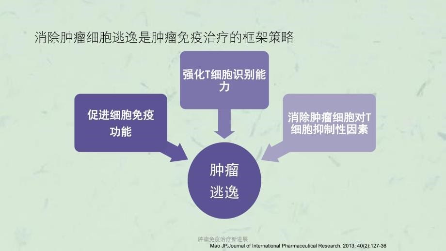 肿瘤免疫治疗新进展课件_第5页