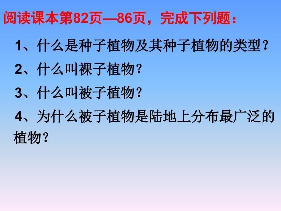 人教版七上第三单元第一章第二节种子植物（共24张PPT）_第5页