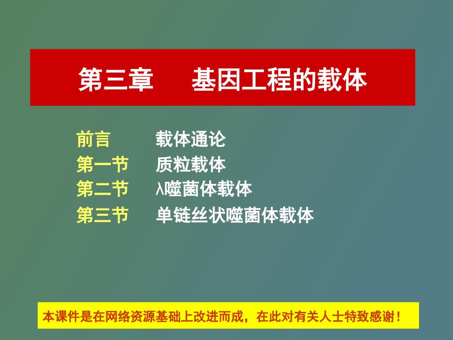 基因工程的载体_第1页