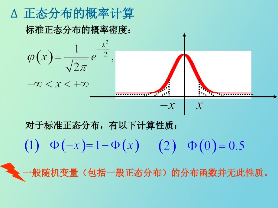正态分布的计算、一维连续型函数的分布_第3页
