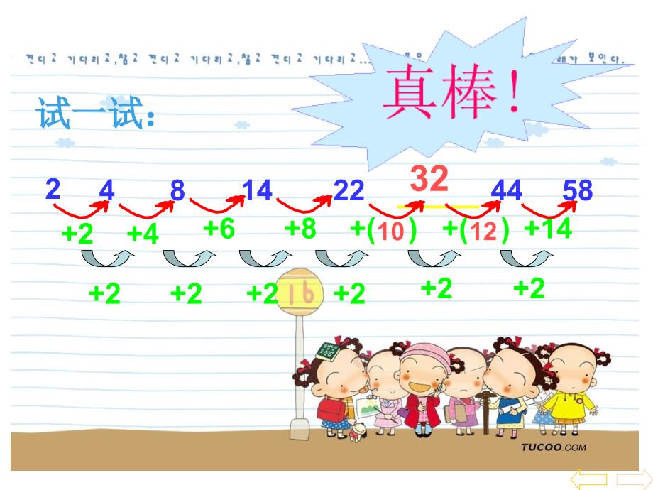 公开课)人教版数学二年级下册找规律2找数字规律.ppt_第4页