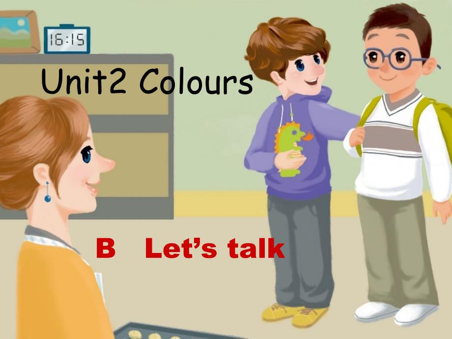 人教版小学英语三年级上册Unit2Btalk_第1页