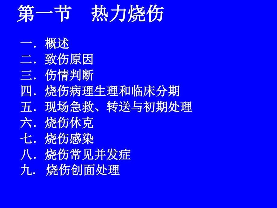 临床医学概要教学资料 22章第一节烧伤_第5页