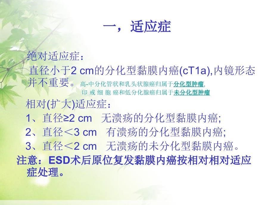 esd治疗早期胃癌PPT课件_第5页