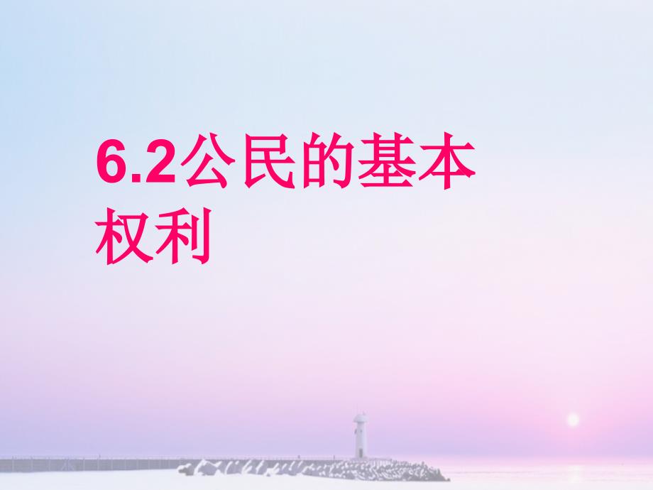 6.2公民的基本权利资料_第1页