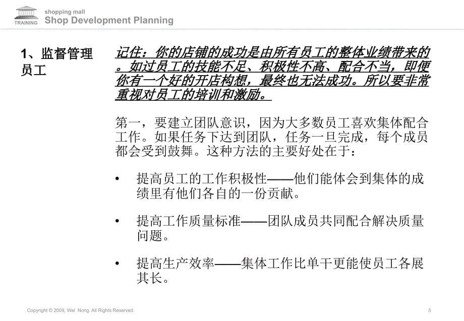 商场策划店铺开发规划更新模块9_第5页