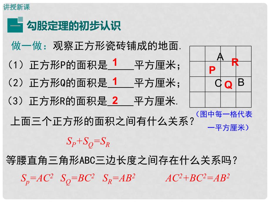 八年级数学上册 1.1 探索勾股定理 第1课时 认识勾股定理教学课件 （新版）北师大版_第4页