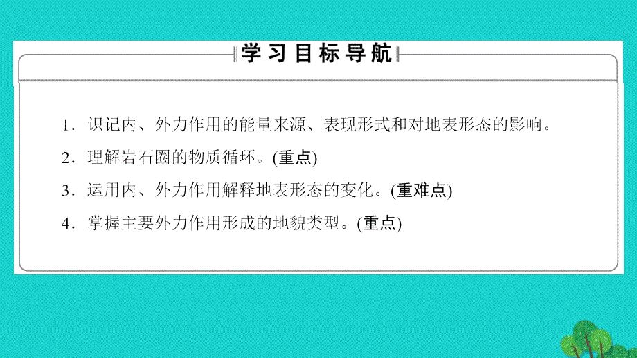 2016-2017学年高中地理第4章地表形态的塑造第1节营造地表形态的力量课件新人教版必修1.ppt_第2页