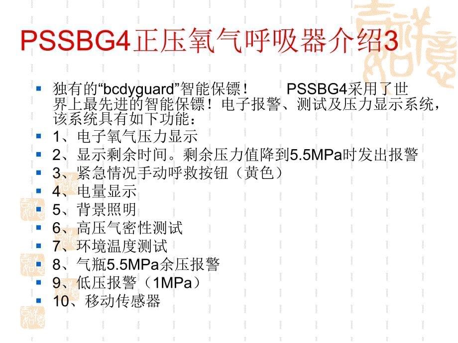 PSSBG4德国正压氧气呼吸器讲义_第5页