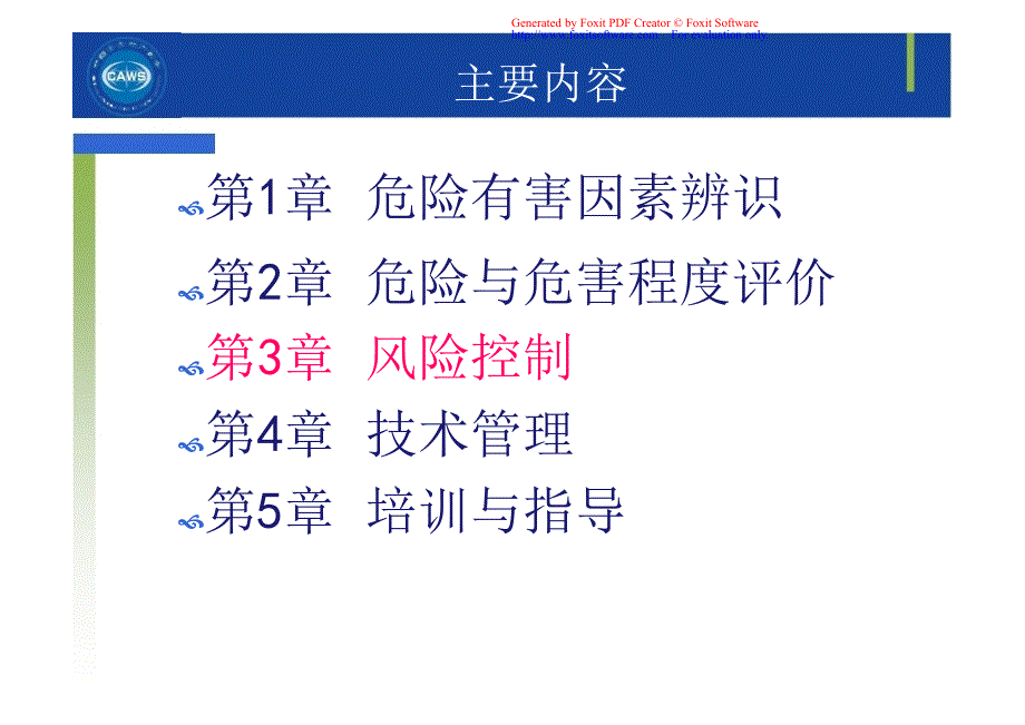 第3章风险控制安全评价师二级课件专业能力_第1页