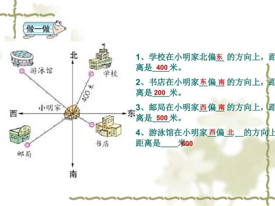 人教版小学数学四年级《位置与方向》课件2_第5页