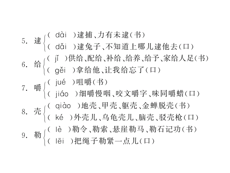 高考语文基础复习多音字、形声字、易错字.ppt_第4页