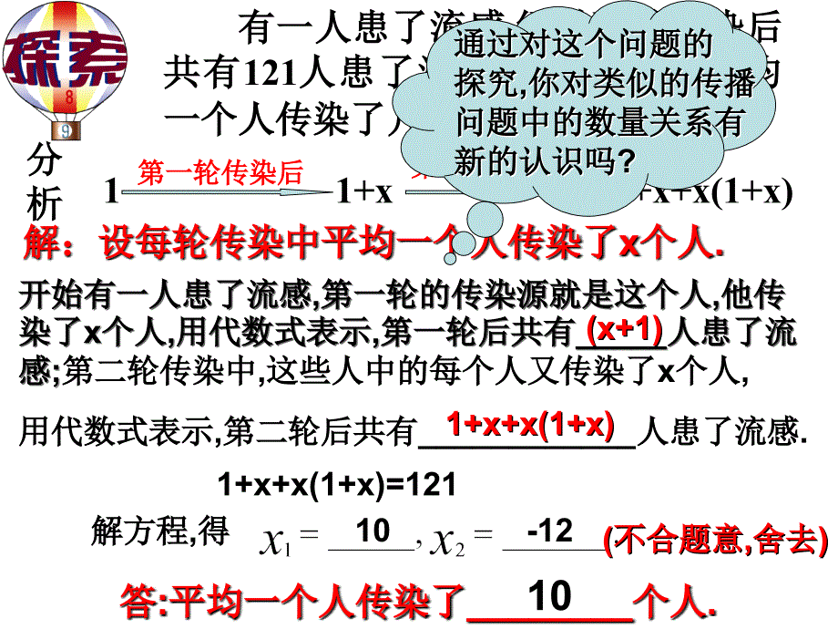 22实际问题与一元二次方程(1)[上学期]新人教版_第3页