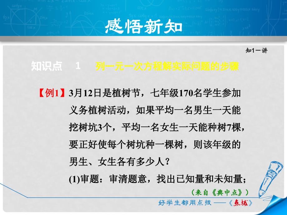 七年级数学上册 5.3.1 列一元一次方程解实际问题的一般方法课件 （新版）北师大版_第4页