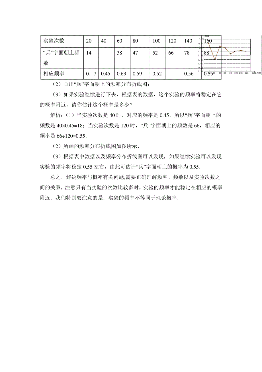 九北数上教学参考资源扩展细做模拟实验,明辨频率与概率_第3页