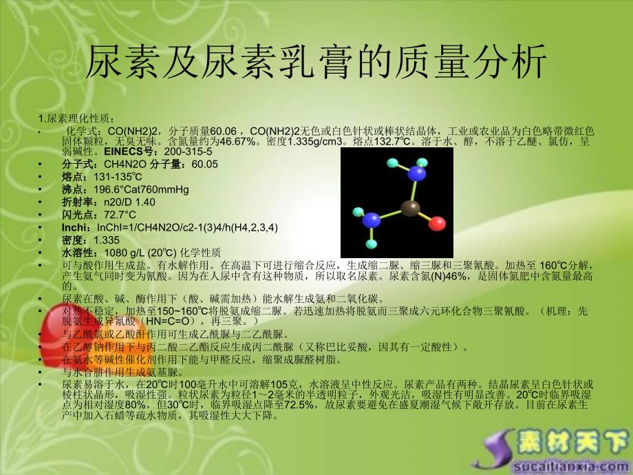尿素及尿素乳膏的质量分析_第1页