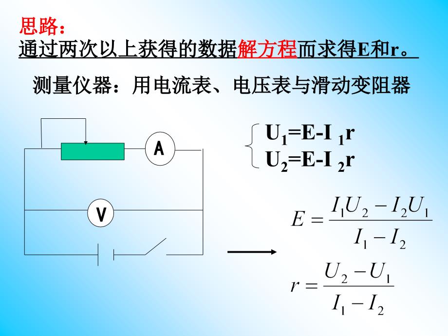 测定电池的电动势和内阻课件_第3页